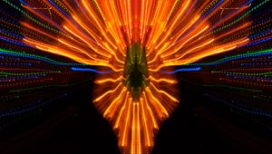 Preview wallpaper light, blur, long exposure, glow, abstraction