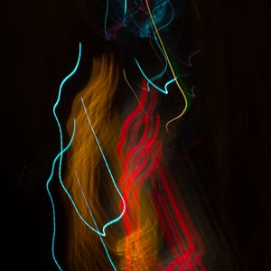 Preview wallpaper light, blur, long exposure, abstraction, colorful