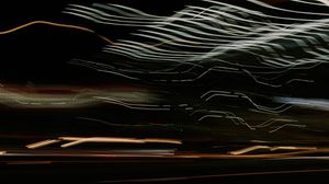 Preview wallpaper light, blur, long exposure, waves, abstraction
