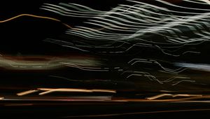 Preview wallpaper light, blur, long exposure, waves, abstraction