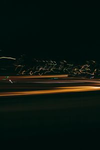 Preview wallpaper light, blur, long exposure, abstraction, dark