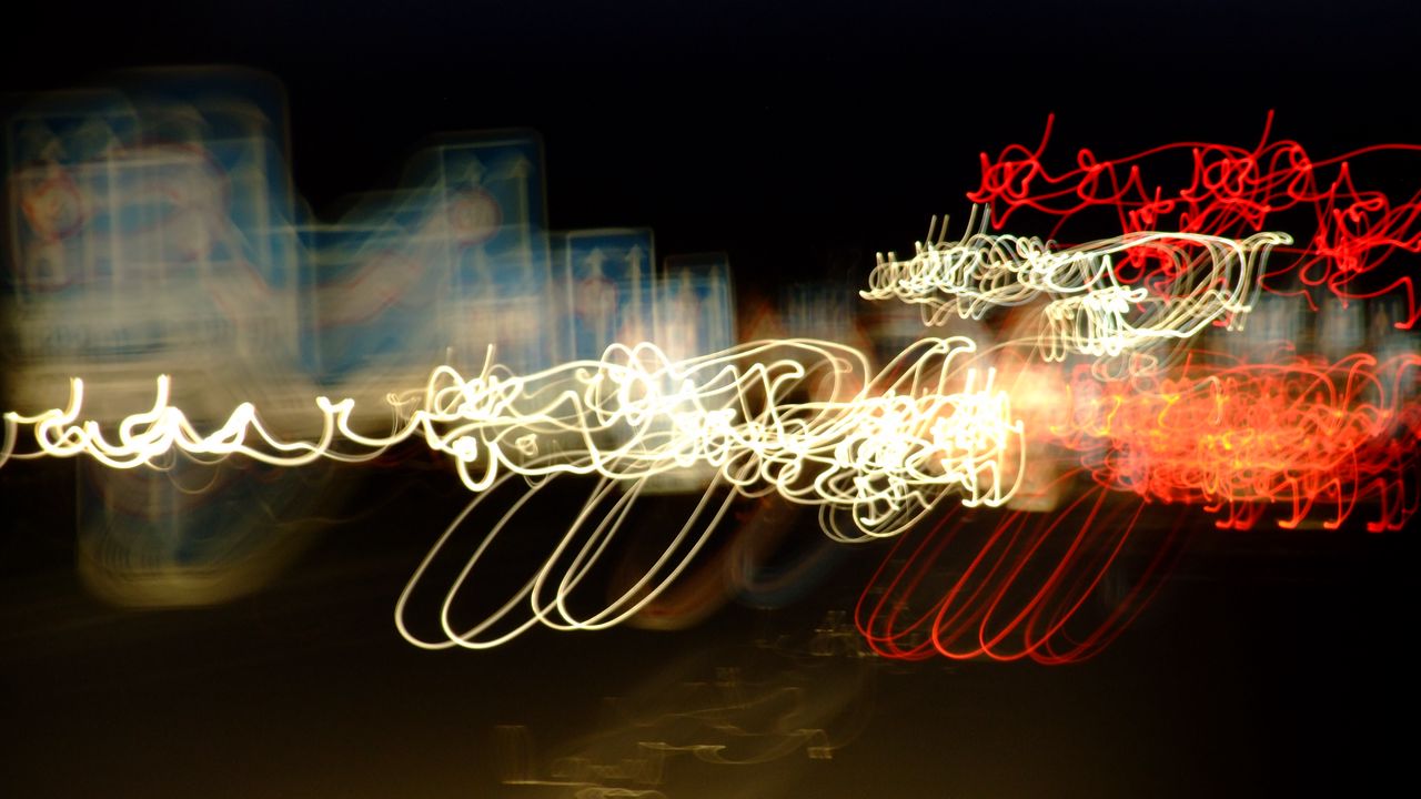 Wallpaper light, blur, long exposure, freezelight, abstraction