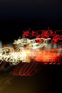 Preview wallpaper light, blur, long exposure, freezelight, abstraction