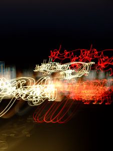 Preview wallpaper light, blur, long exposure, freezelight, abstraction