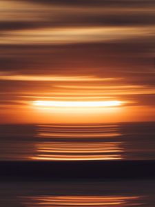 Preview wallpaper light, blur, sunset, stripes, abstraction