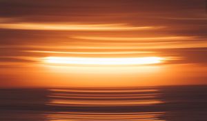 Preview wallpaper light, blur, sunset, stripes, abstraction