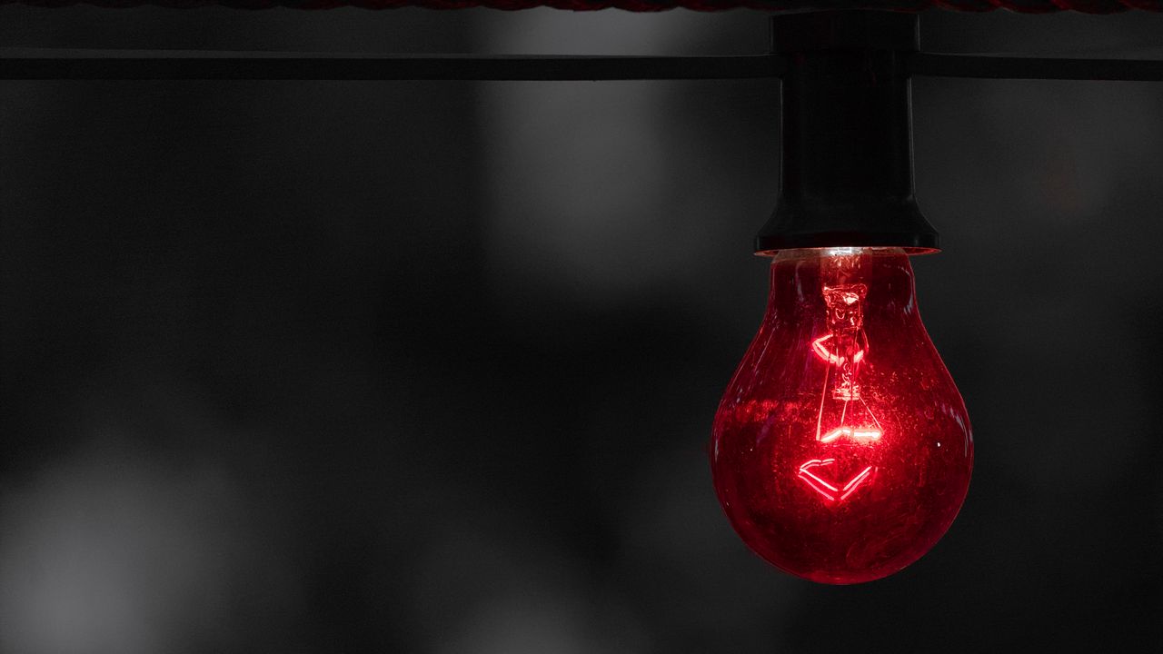 Wallpaper light bulb, electricity, light, lighting, red