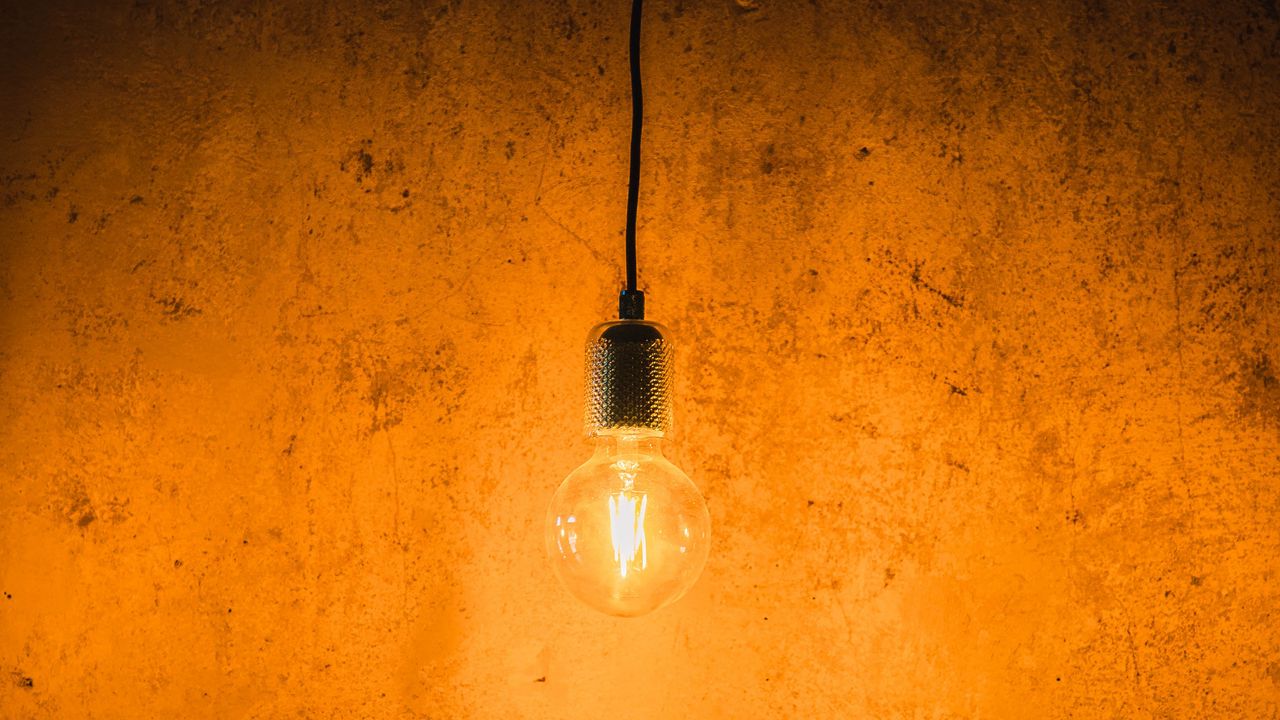 Wallpaper light bulb, electricity, lighting, wall