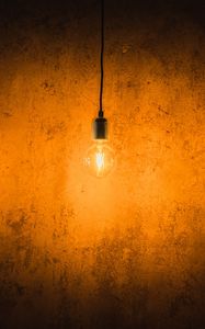 Preview wallpaper light bulb, electricity, lighting, wall