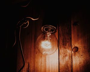 Preview wallpaper light bulb, light, electricity, glow, lighting