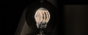 Preview wallpaper light bulb, light, glow, electricity, dark