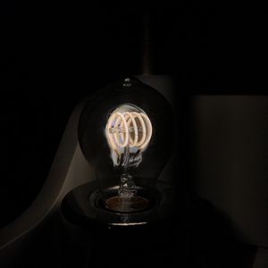 Preview wallpaper light bulb, light, glow, electricity, dark