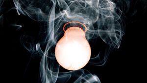 Preview wallpaper light bulb, smoke, electricity, lighting