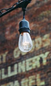 Preview wallpaper light bulb, wire, lighting, electricity