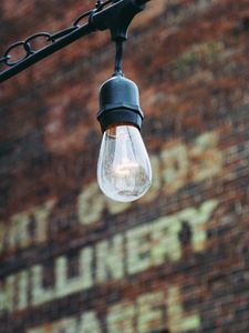 Preview wallpaper light bulb, wire, lighting, electricity