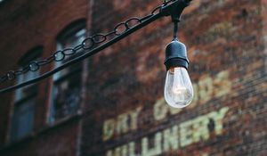 Preview wallpaper light bulb, wire, lighting, electricity