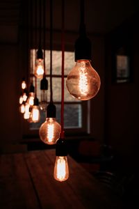 Preview wallpaper light bulbs, light, electricity, interior, loft