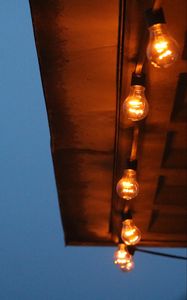 Preview wallpaper light bulbs, light, lighting, twilight