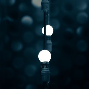 Preview wallpaper light bulbs, lighting, electricity, dark