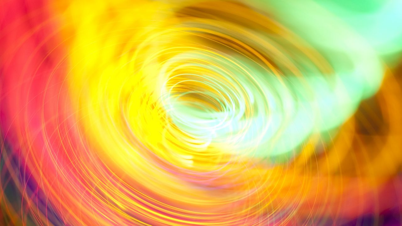 Wallpaper light, colorful, vortex, blur, abstraction