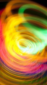 Preview wallpaper light, colorful, vortex, blur, abstraction