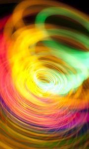 Preview wallpaper light, colorful, vortex, blur, abstraction