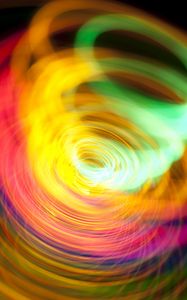 Preview wallpaper light, colorful, vortex, blur, abstraction