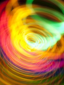 Preview wallpaper light, colorful, vortex, blur, abstraction