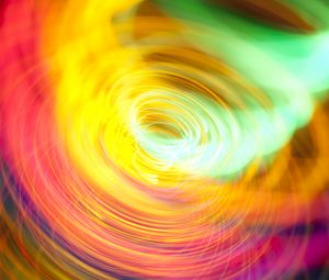 Preview wallpaper light, colorful, vortex, blur, abstraction