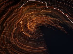 Preview wallpaper light, distortion, blur, lines, abstraction
