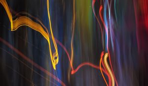 Preview wallpaper light, freezelight, blur, long exposure, abstraction
