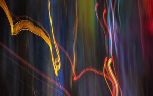 Preview wallpaper light, freezelight, blur, long exposure, abstraction