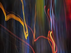Preview wallpaper light, freezelight, blur, long exposure, abstraction
