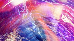 Preview wallpaper light, freezelight, blur, stripes, abstraction, colorful