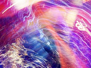 Preview wallpaper light, freezelight, blur, stripes, abstraction, colorful
