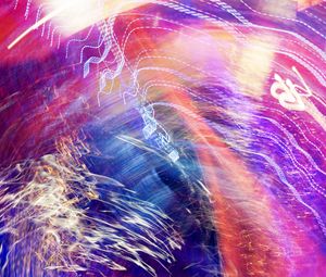 Preview wallpaper light, freezelight, blur, stripes, abstraction, colorful