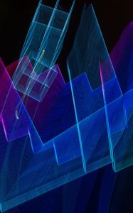 Preview wallpaper light, freezelight, glow, long exposure, abstraction