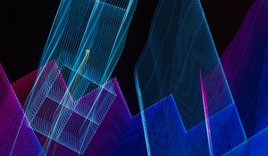 Preview wallpaper light, freezelight, glow, long exposure, abstraction