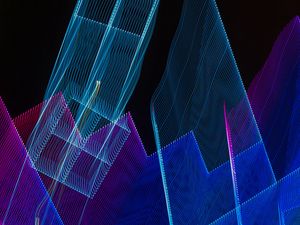 Preview wallpaper light, freezelight, glow, long exposure, abstraction