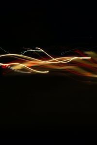Preview wallpaper light, freezelight, lines, long exposure, abstraction, dark