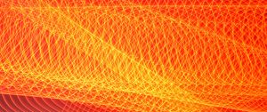 Preview wallpaper light, freezelight, long exposure, lines, abstraction, orange
