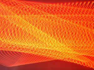 Preview wallpaper light, freezelight, long exposure, lines, abstraction, orange