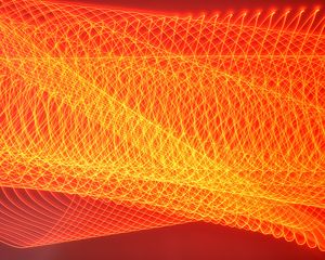 Preview wallpaper light, freezelight, long exposure, lines, abstraction, orange