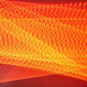 Preview wallpaper light, freezelight, long exposure, lines, abstraction, orange