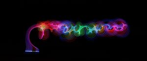 Preview wallpaper light, freezelight, long exposure, colorful, dark