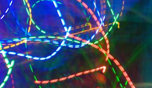 Preview wallpaper light, freezelight, long exposure, abstraction
