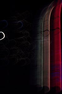 Preview wallpaper light, freezelight, stripes, blur, abstraction, colorful
