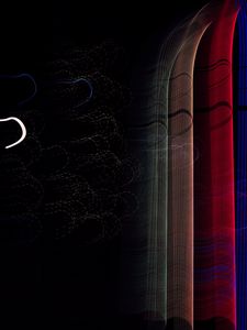 Preview wallpaper light, freezelight, stripes, blur, abstraction, colorful
