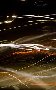 Preview wallpaper light, freezelight, stripes, blur, abstraction