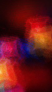 Preview wallpaper light, glare, colorful, glass, blur